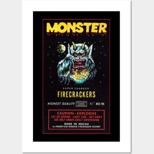 Vintage Monster Firecrackers Posters and Art